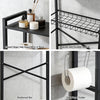 Artiss 4-Tier Over Toilet Bathroom Storage Rack – White