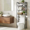 Artiss 4-Tier Over Toilet Bathroom Storage Rack – White