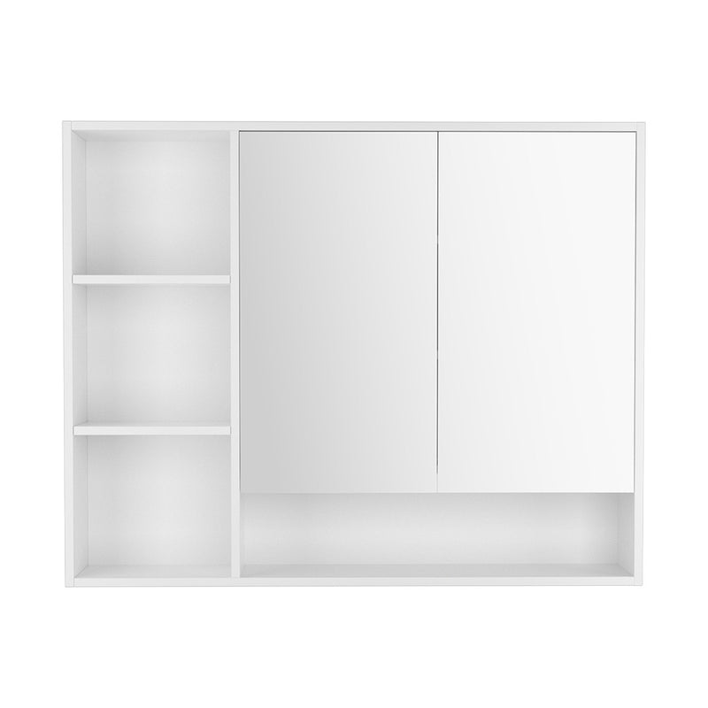 Cefito 100cm Bathroom Mirror Cabinet – Wall-Mounted, White