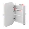 Cefito 450x900mm Bathroom Mirror Cabinet – Wall-Hung, White