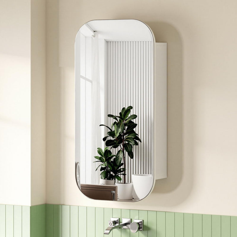 Cefito 450x900mm Bathroom Mirror Cabinet – Wall-Hung, White