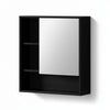 Cefito 560mm Wall-Mounted Bathroom Mirror Cabinet – Black
