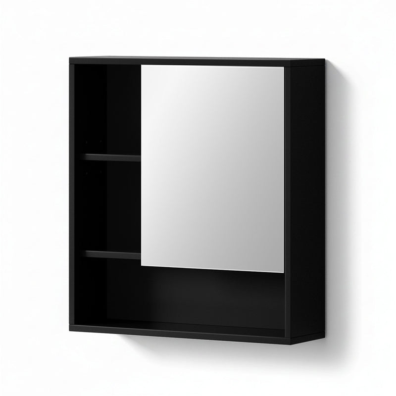Cefito 560mm Wall-Mounted Bathroom Mirror Cabinet – Black