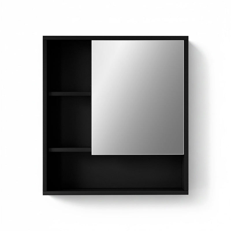 Cefito 560mm Wall-Mounted Bathroom Mirror Cabinet – Black
