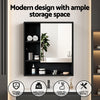 Cefito 560mm Wall-Mounted Bathroom Mirror Cabinet – Black
