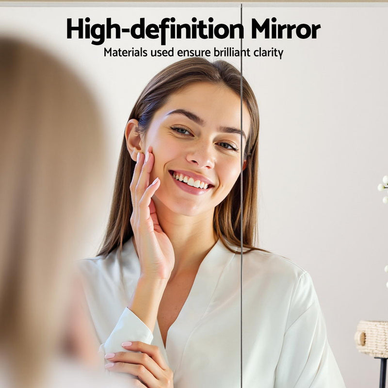 Cefito 900x750mm Wall-Hung Bathroom Mirror Cabinet – White
