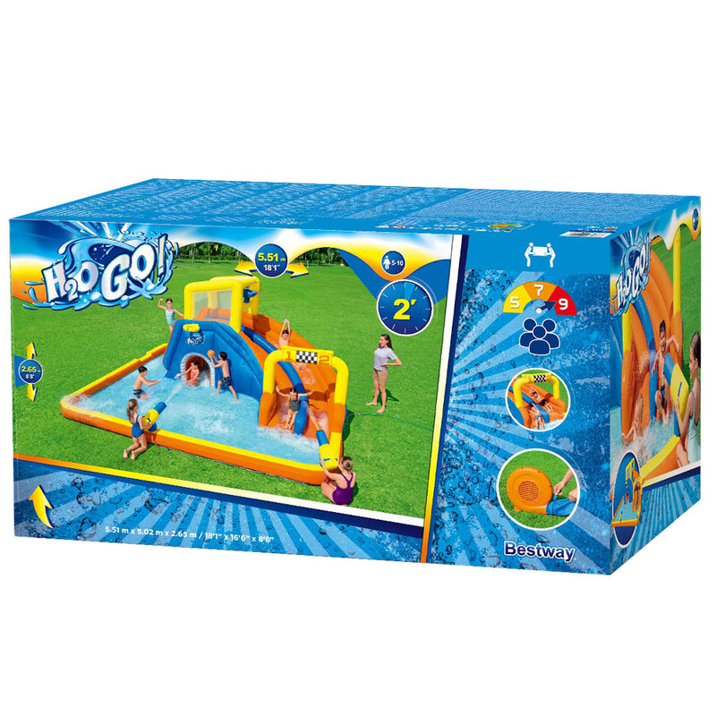 Bestway Kids Inflatable Play Park – Water Slide with Pool