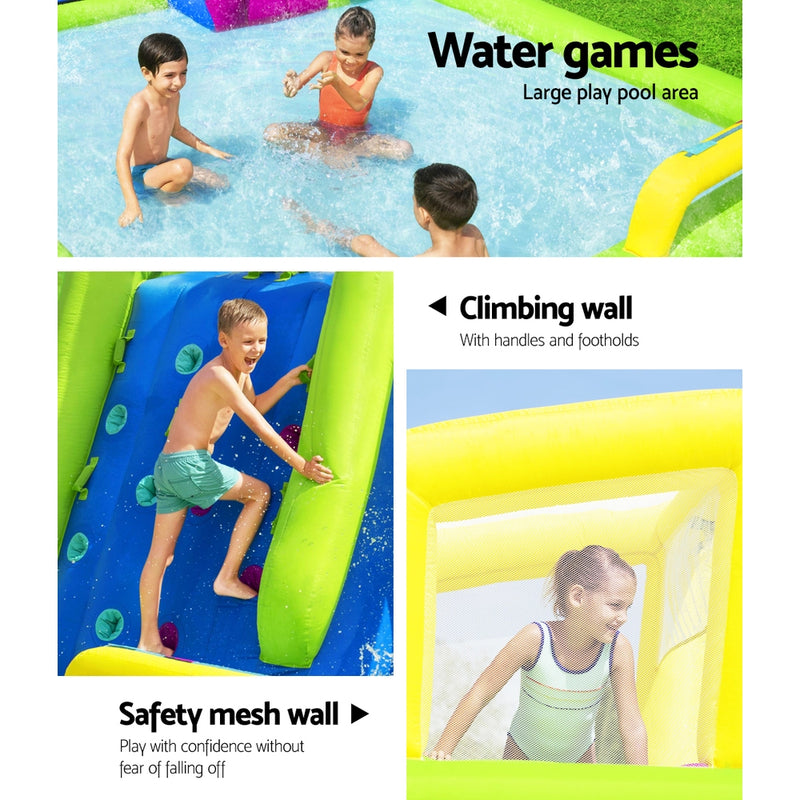 Bestway Giant Kids Inflatable Play Park – Water Slide with Pool