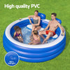 Bestway Kids Inflatable Pool – Above Ground with Bench Seat & Cup Holder