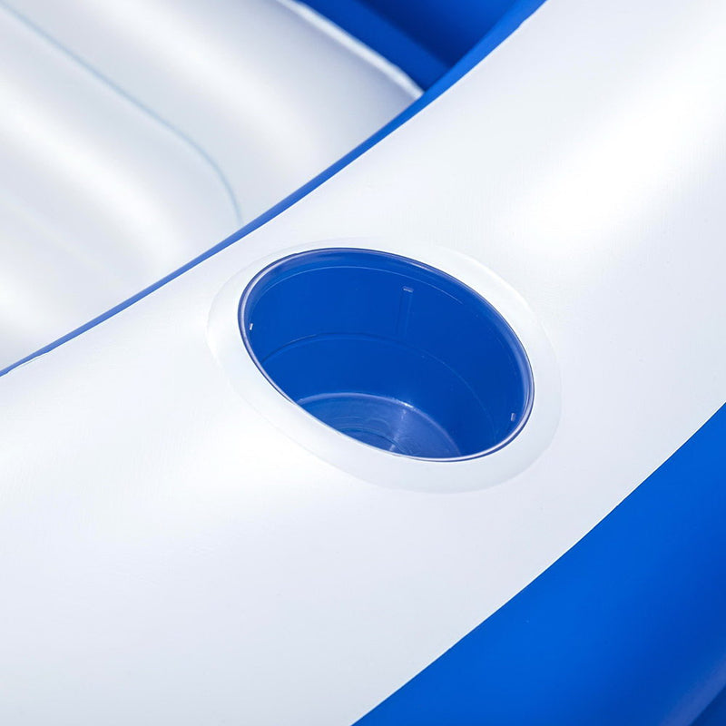 Bestway Kids Inflatable Pool – Above Ground with Bench Seat & Cup Holder