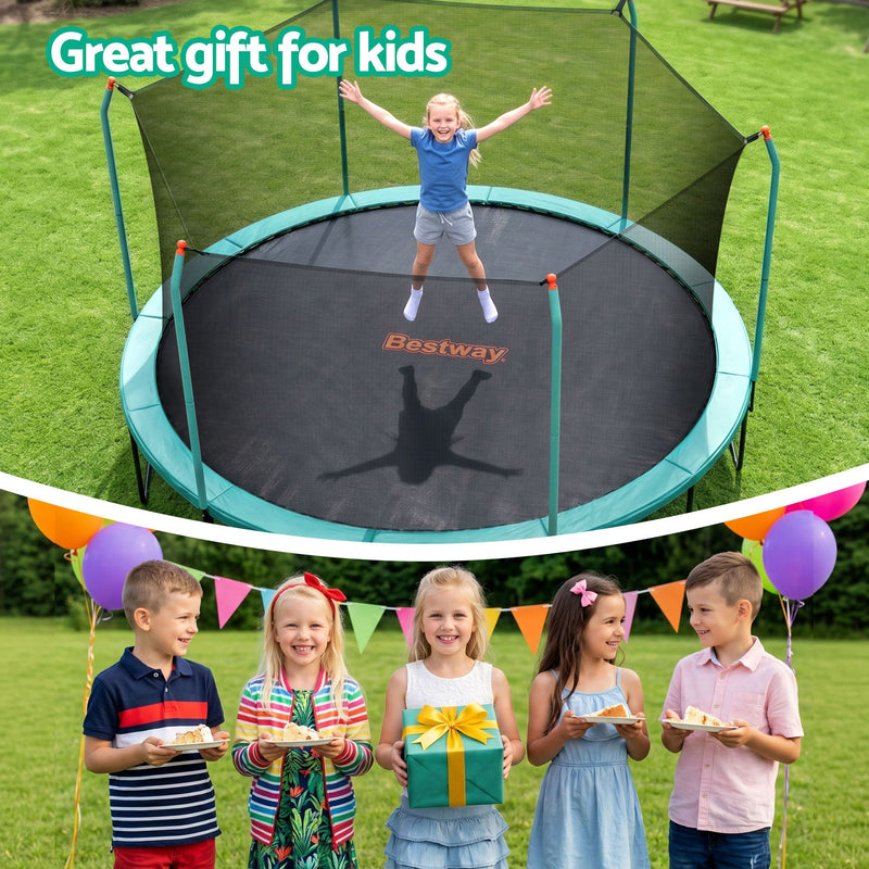 Bestway 14ft Trampoline with Safety Net Enclosure – 4.27m