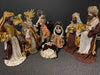 Handmade Nativity Set with Manger – 35–50cm