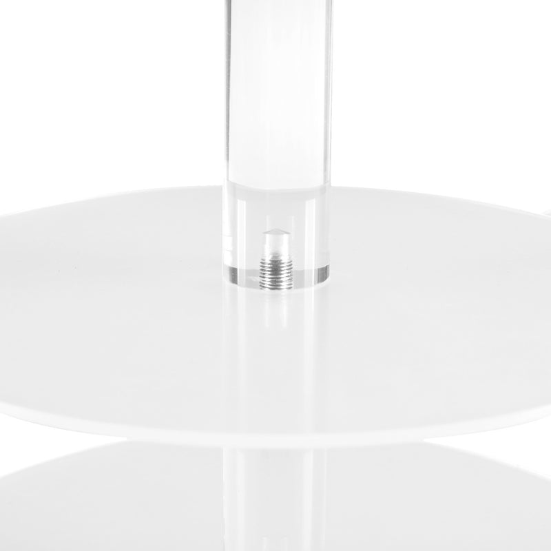 5-Star Chef 5-Tier Acrylic Cake Stand – Clear Wedding & Party Display