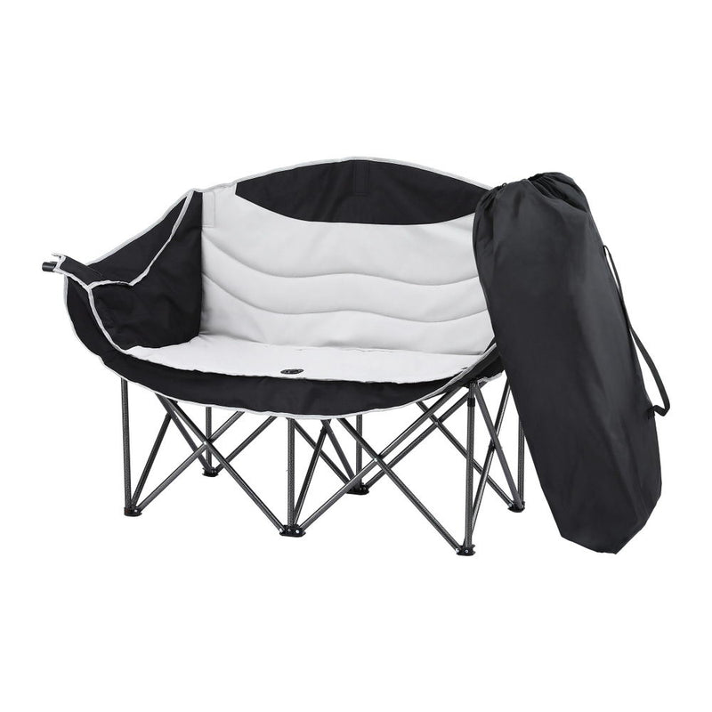 Camping Chair Double Folding Moon Chair