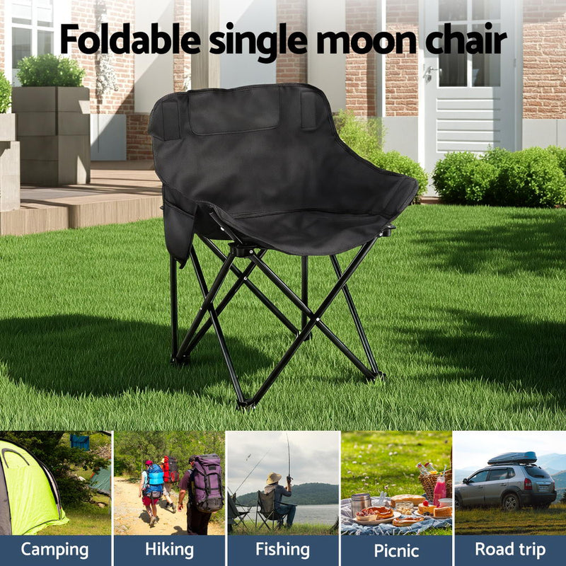 Folding Camping Moon Chair