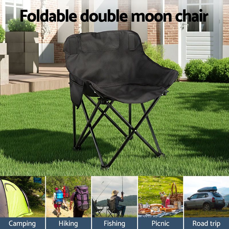 Weisshorn Outdoor Folding Picnic Table & Chairs – 7pc