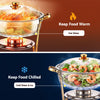5-Star Chef 5L Chafing Dish Set 2 Pack Buffet Food Warmers