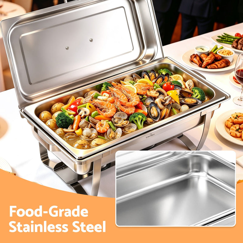 5-Star Chef 9L 1-Pan Chafing Dish Buffet Food Warmer