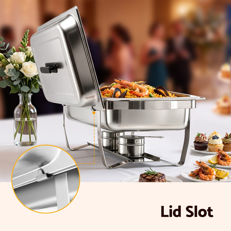 5-Star Chef 9L 1-Pan Chafing Dish Buffet Food Warmer
