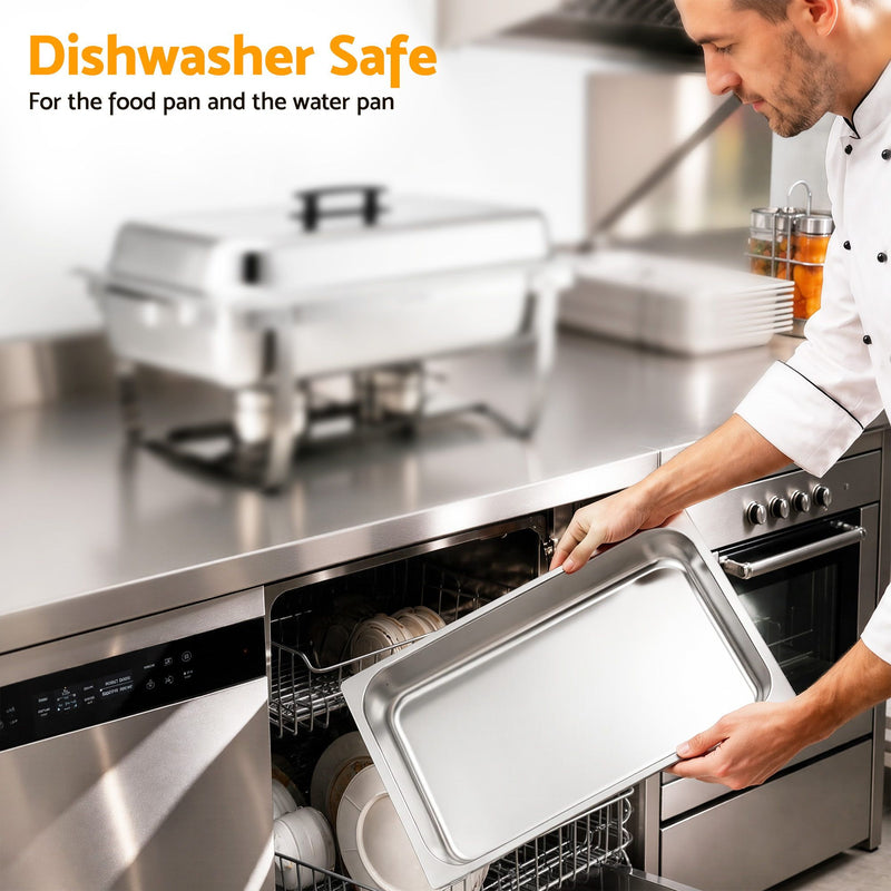 5-Star Chef 9L 1-Pan Chafing Dish Buffet Food Warmer