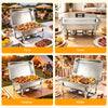 5-Star Chef 9L 1-Pan Chafing Dish Buffet Food Warmer
