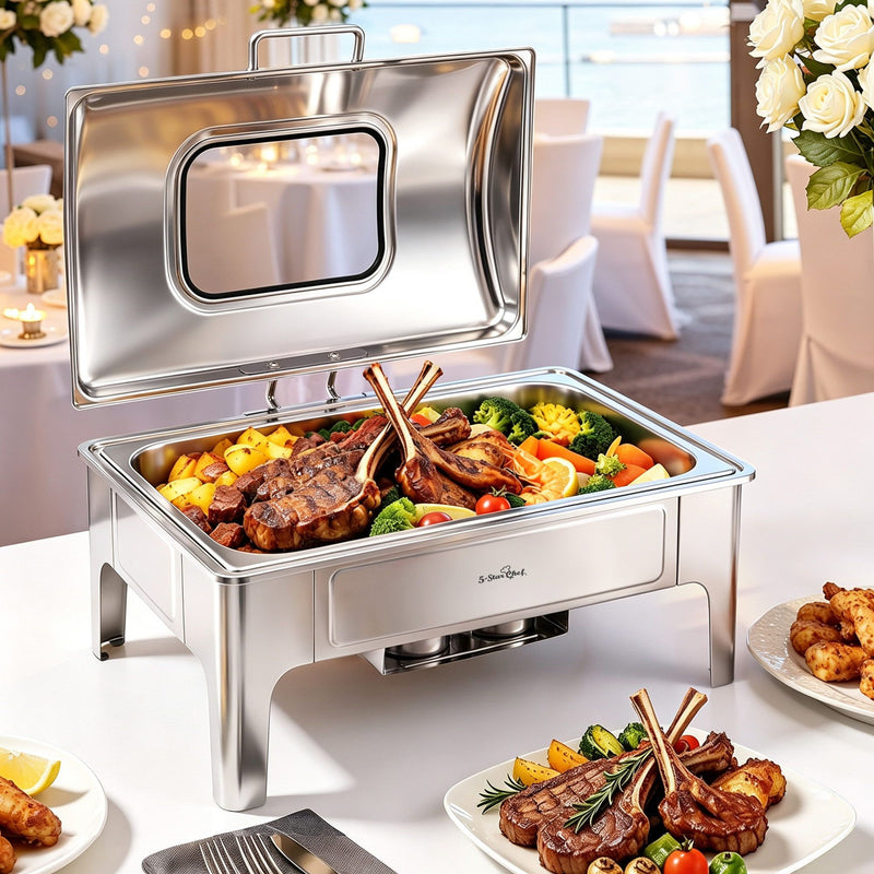 5-Star Chef 9L Chafing Dish Buffet Food Warmer