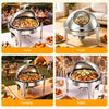 5-Star Chef 9L Round Chafing Dish Buffet Food Warmer