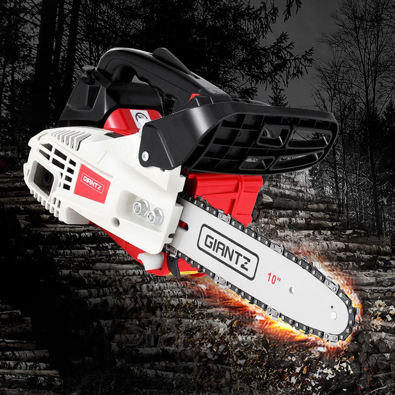 Giantz 25CC Chainsaw 10" – Petrol, E-Start