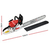 Giantz 62CC Petrol Chainsaw – 24" Bar, E-Start