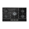 Devanti 90cm 5 Burner Gas Cooktop – Black Tempered Glass