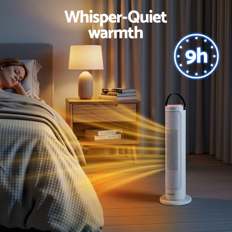 Devanti 2000W Oscillating Ceramic Heater