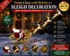 Santa with Reindeer Sleigh – 95cm