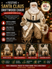 Santa Claus on Driftwood Chair – 45cm