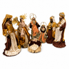 Handmade Nativity Set with Manger – 35–50cm