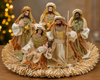 Gold Nativity with Manger – 53cm