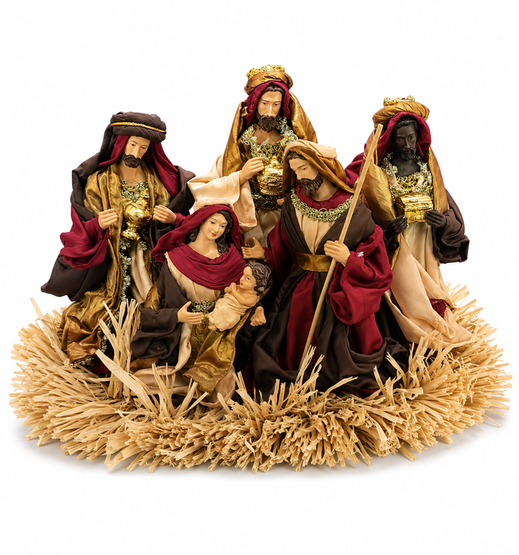 Handmade Nativity Set – 25cm
