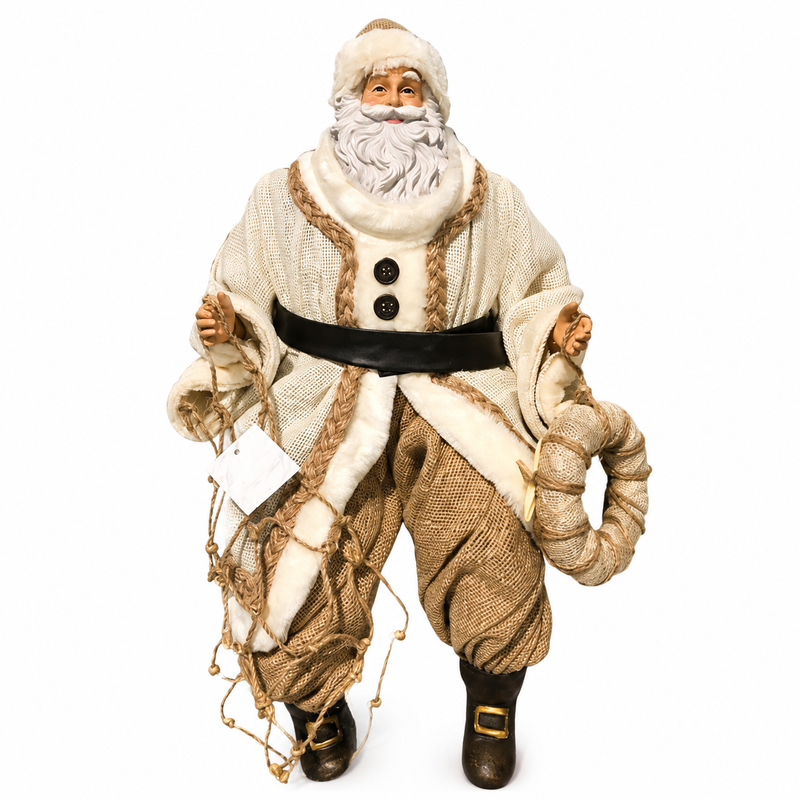 Santa Claus on Driftwood Chair – 45cm