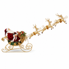 Santa with Reindeer Sleigh – 95cm