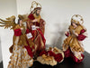 PRE-ORDER | 60cm Nativity Set with Manger & Angel