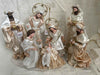 45cm Handmade Nativity Set with Angel & Three Wise Men