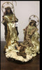 Handmade Nativity Set with Manger – 35–51cm