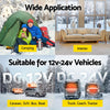 Giantz 2KW Diesel Air Heater – 12/24V with LCD & Remote (Black)