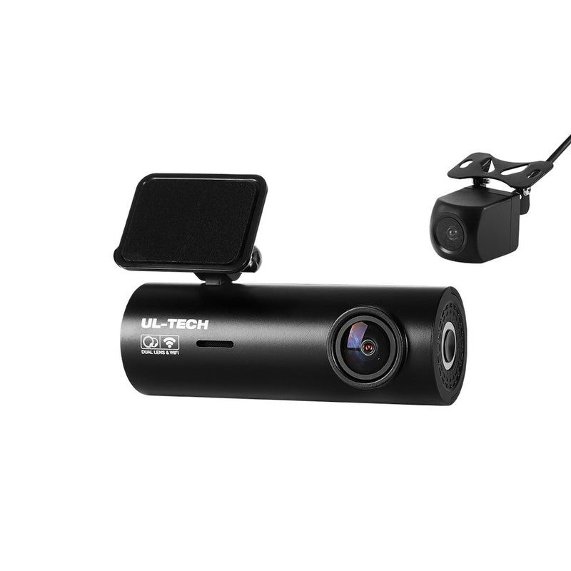 UL-Tech 4K Dash Cam Hidden Front & Rear Wi-Fi