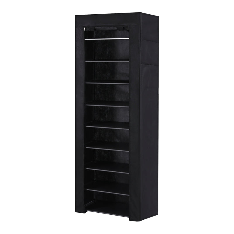 Artiss 10-Tier Shoe Storage Rack Black