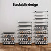 Artiss 10-Tier Shoe Storage Rack Black