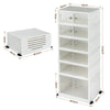 Artiss 6-Tier Foldable Shoe Storage Box – 12 Pairs