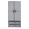 Artiss Portable Wardrobe Closet with Magnetic Door – Grey