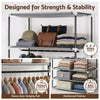 Artiss Portable Wardrobe Closet with Magnetic Door – Grey