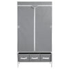 Artiss Large Portable Wardrobe Closet – Grey