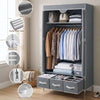 Artiss Large Portable Wardrobe Closet – Grey